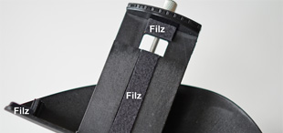 Schützende Filzpolster